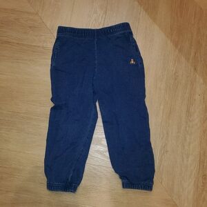 GAP Toddler Pull On Brannan Bear Denim Joggers - NEW!